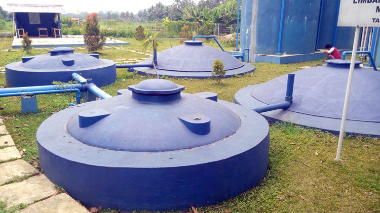 potongan tahu yang mereka santap dominan berasal dari perajin tahu asal Desa Kalisari Limbah Tahu Makara Sumber Biogas