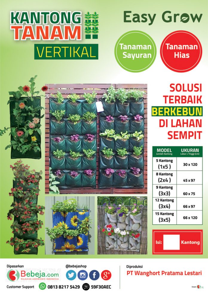 kantong tanam vertikal kantong tanam vertikal