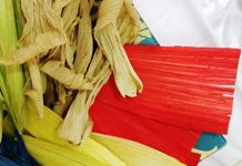 Kulit Jagung Jadi Bunga kulit jagung